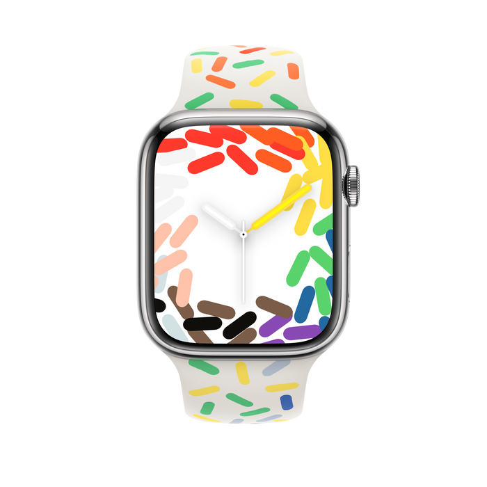 สาย Sport Band Pride Edition ขนาด S/M สำหรับ Apple Watch 45 มม.