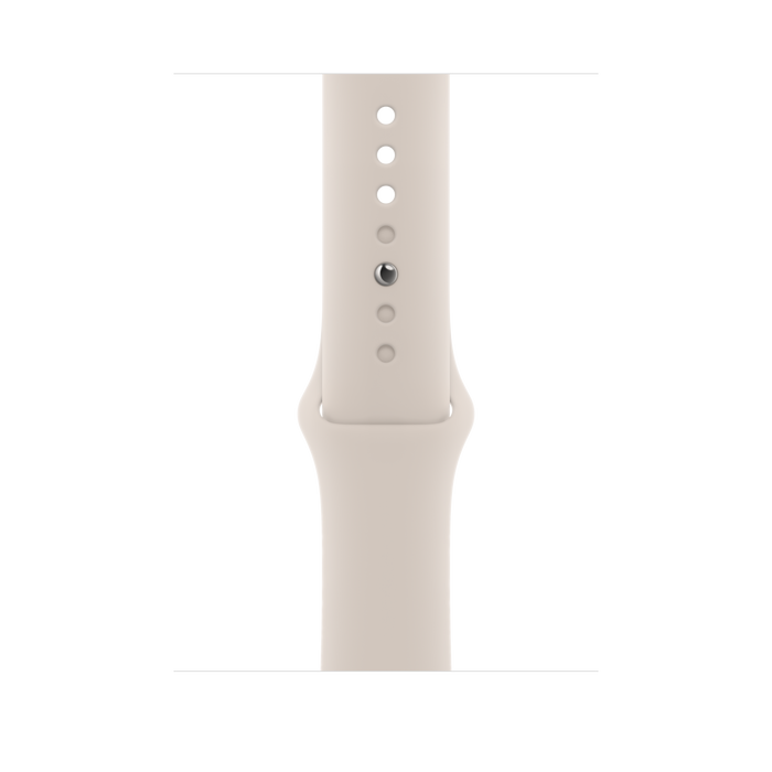 สาย Sport Band Starlight ขนาด S/M สำหรับ Apple Watch 45 มม.