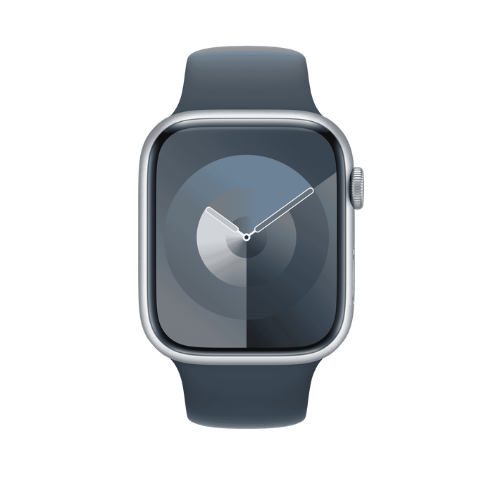 สาย Sport Band Storm Blue ขนาด S/M สำหรับ Apple Watch 45 มม.