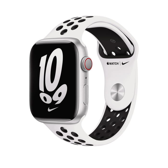 สาย Nike Sport Band Summit White/Black สำหรับ Apple Watch 45 มม.