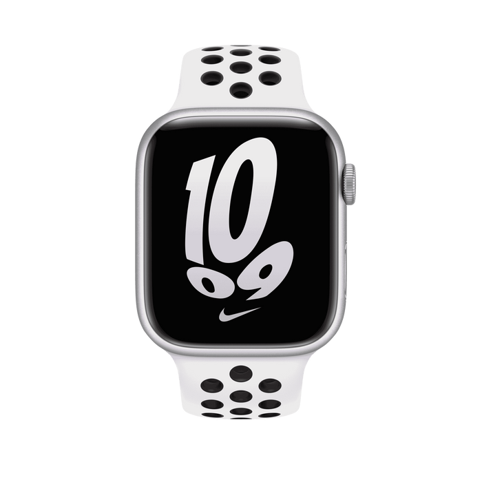 สาย Nike Sport Band Summit White/Black สำหรับ Apple Watch 45 มม.