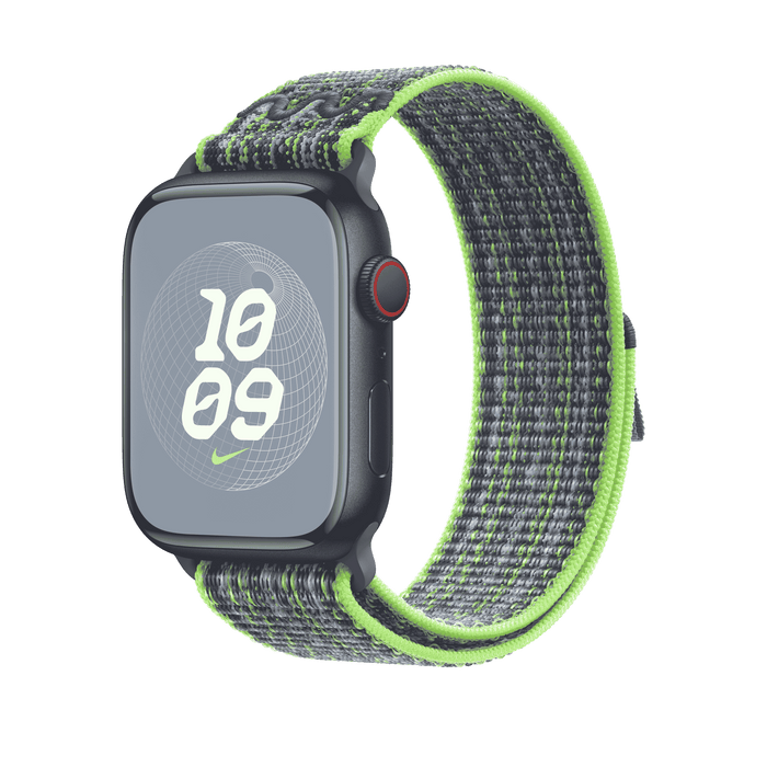 สาย Nike Sport Loop Bright Green/Blue สำหรับ Apple Watch 41มม.