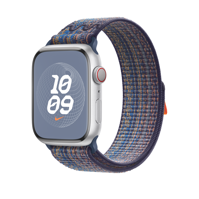 สาย Nike Sport Loop Royal/Orange สำหรับ Apple Watch 45มม.