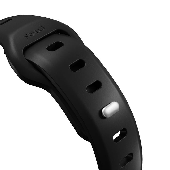 สายนาฬิกา Sport Slim FKM สำหรับ Apple Watch 40,41 mm Black - Silver Hardware
