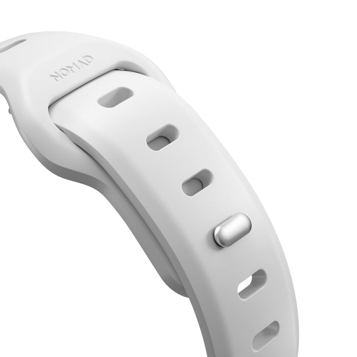 สายนาฬิกา Sport Slim FKM สำหรับ Apple Watch 40,41 mm White - Silver Hardware