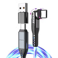 สายชาร์จ Statik PowerPivot, Glowing LED, USB-C to USB-C ความยาว 1 เมตร