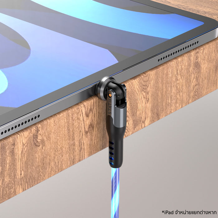 สายชาร์จ Statik PowerPivot, Glowing LED, USB-C to USB-C ความยาว 1 เมตร