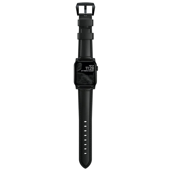 สายนาฬิกาหนัง Traditional สำหรับ Apple Watch 38/40mm BK สี Black Buckle