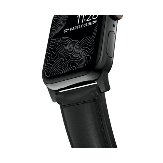 สายนาฬิกาหนัง Traditional สำหรับ Apple Watch 38/40mm BK สี Black Buckle