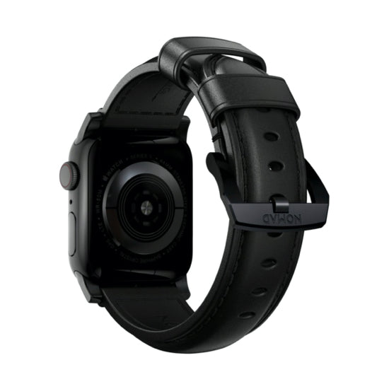 สายนาฬิกาหนัง Traditional สำหรับ Apple Watch 42/44mm BK สี Black Buckle