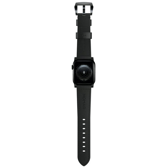 สายนาฬิกาหนัง Traditional สำหรับ Apple Watch 42/44mm BK สี Black Buckle