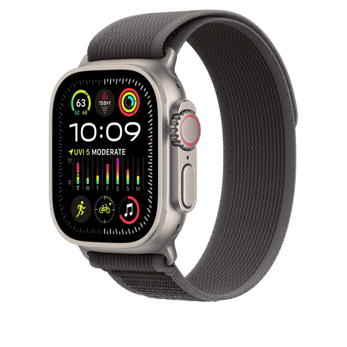 สายแบบ Trail Loop Blue/Black  ขนาด M/L สำหรับ Apple Watch 49 มม.