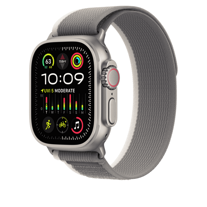 สายแบบ Trail Loop Green/Gray  ขนาด M/L สำหรับ Apple Watch 49 มม.