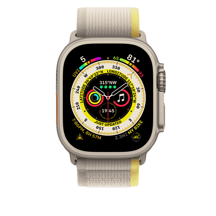 สายแบบ Trail Loop Yellow/Beige ขนาด M/L สำหรับ Apple Watch 49 มม.