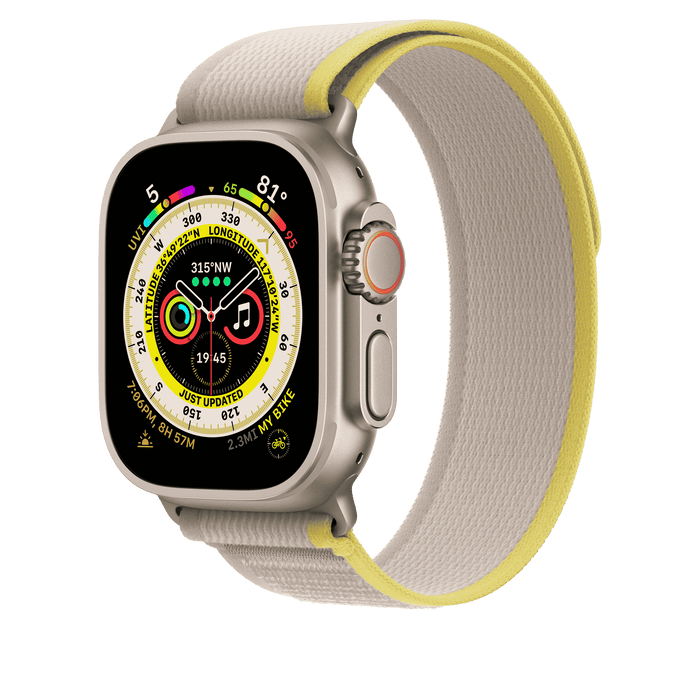 สายแบบ Trail Loop Yellow/Beige ขนาด S/M สำหรับ Apple Watch 49 มม.
