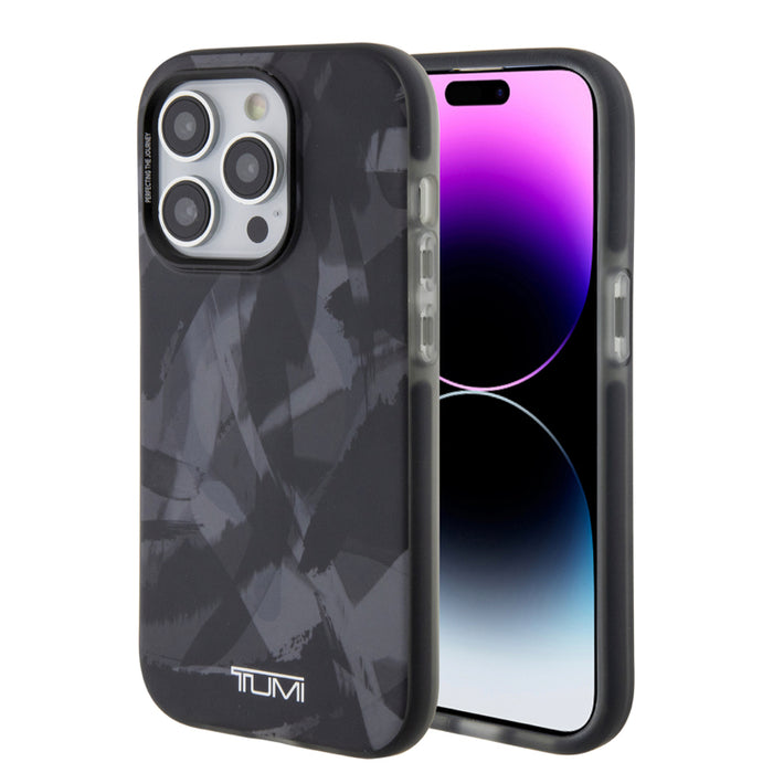 เคสกันกระแทก Tumi Mag Transparent PC Case for iPhone 15 Pro สี Black Brush Camo