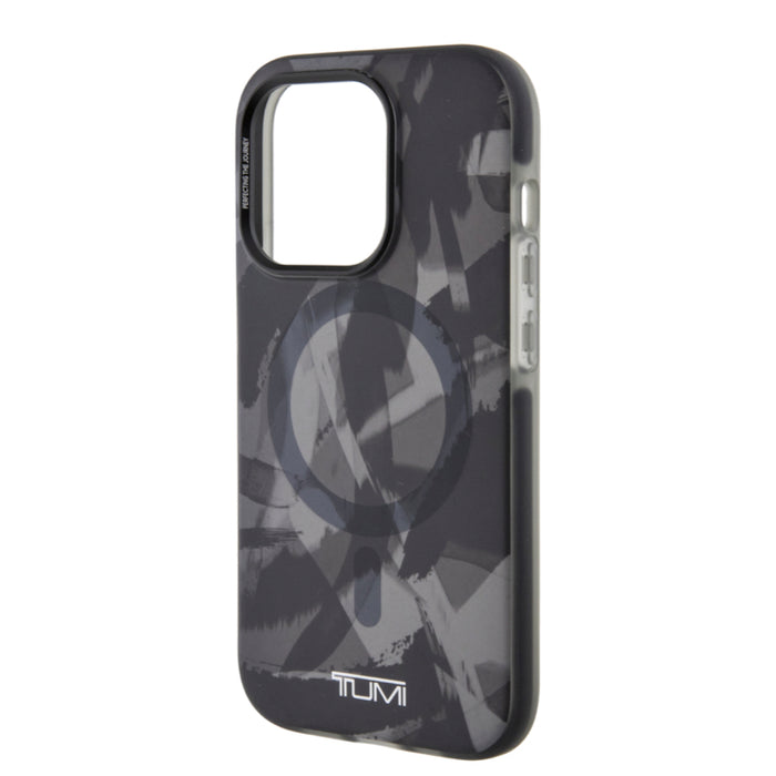 เคสกันกระแทก Tumi Mag Transparent PC Case for iPhone 15 Pro สี Black Brush Camo