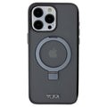 เคส Tumi Transparent PC TPU Mettalic Mag With Stand Function for iPhone 15 Pro Max สี Black