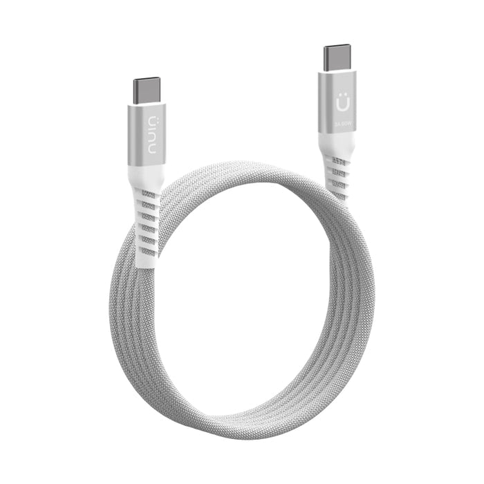 สายชาร์จ UNIU MagFlex USB-C 60W Magnetic ความยาว 1 เมตร สี White