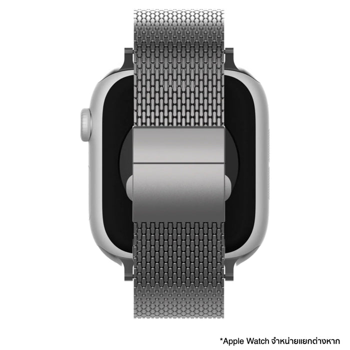 สายนาฬิกา Uniu MeshPro สำหรับ Apple Watch ขนาด 46/45/44/42 มม. - Stainless Silver