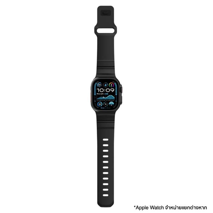 สาย UNIU Titan Strap สำหรับ Apple Watch ดีไซน์สาย FKM Fluororubber ระบายอากาศได้ ใส่สบาย เหมาะกับสายลุยและผิวแพ้ง่าย