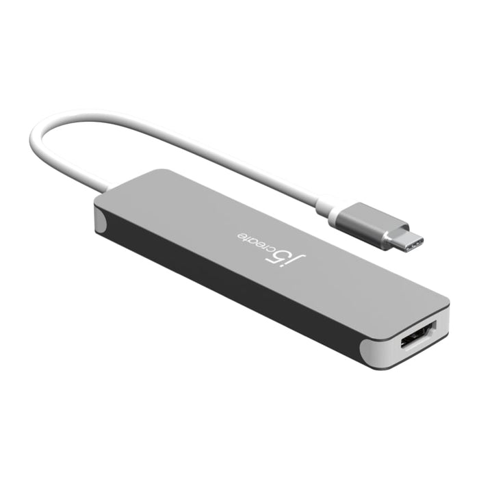 ฮับ USB-C แบบหลายพอร์ต J5 6-in-1 USB-C to 4K HDMI, PD 3.0 100W