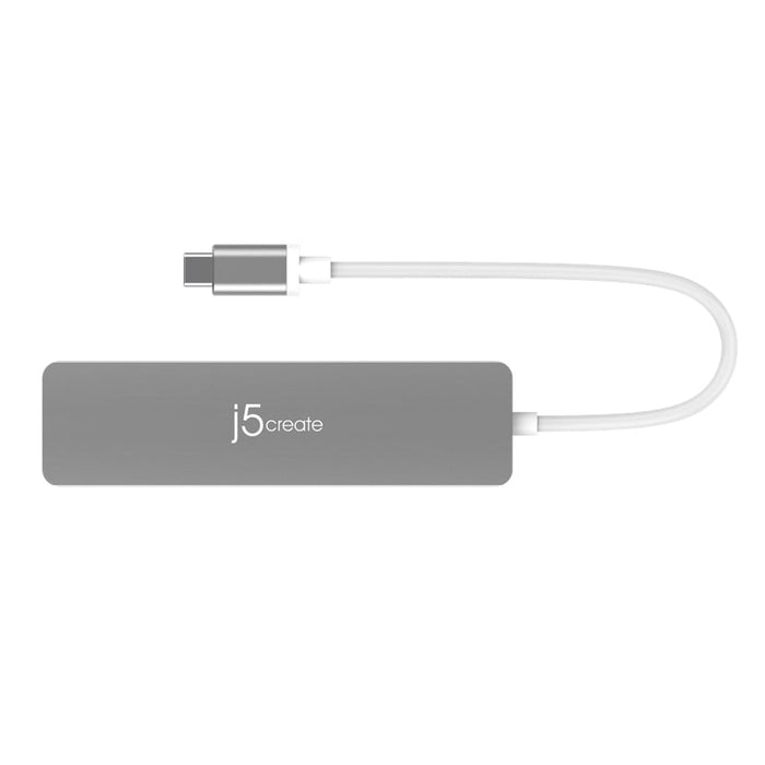 ฮับ USB-C แบบหลายพอร์ต J5 6-in-1 USB-C to 4K HDMI, PD 3.0 100W