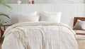 Walker Neutral Pleated Comforter