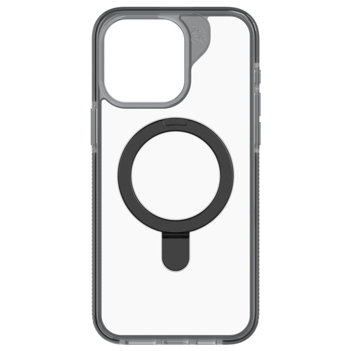 ZAGG เคส Santa Cruz Snap พร้อมวงแหวนขาตั้ง สำหรับ iPhone 15 Pro Max สีดำ