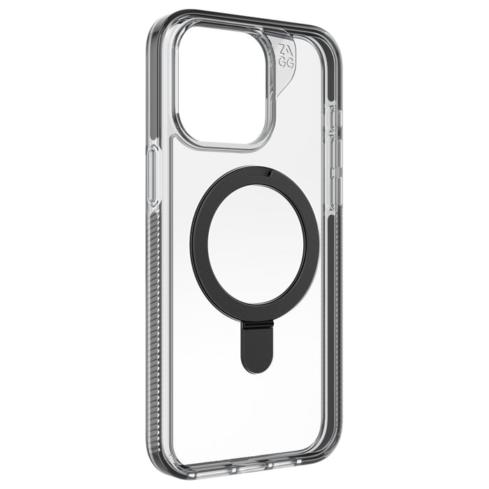 ZAGG เคส Santa Cruz Snap พร้อมวงแหวนขาตั้ง สำหรับ iPhone 15 Pro Max สีดำ